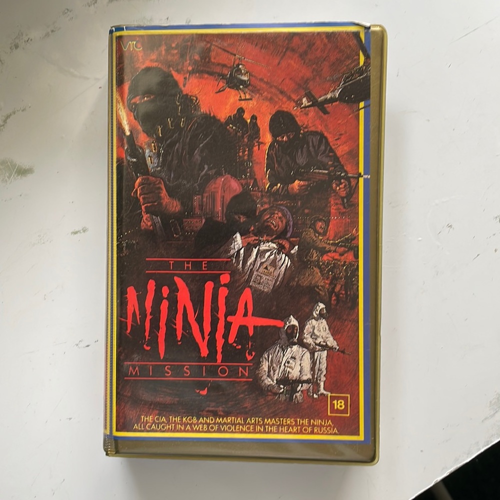 THE NINJA MISSION - VHS - Clamshell 1984